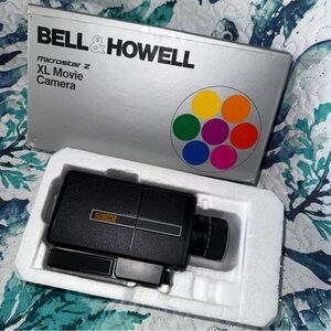1979 Bell & Howell Microstar Z XL Movie Camera #2230 Works